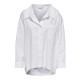 Only Γυναικείο Λευκό Φαρδύ Πουκάμισο