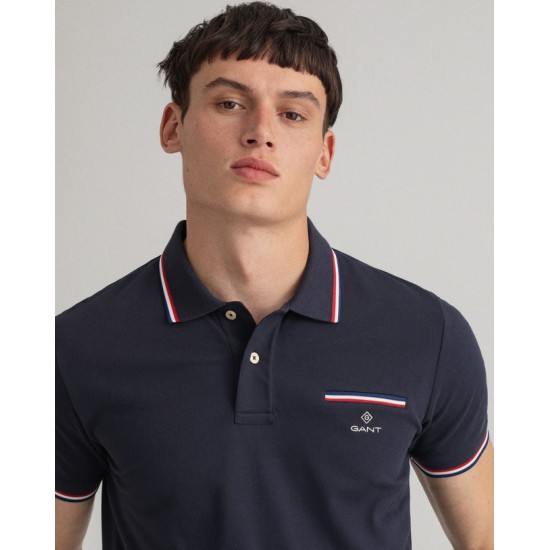 Gant Ανδρικό Polo Μπλουζάκι 2052002
