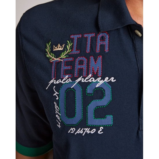 La Martina Ανδρική Κοντομάνικη Μπλούζα Polo TMP335