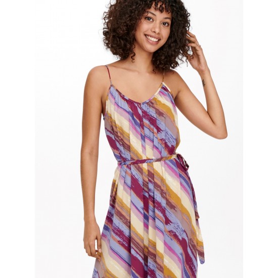 Only Γυναικείο Maxi Εμπριμέ Φόρεμα 15256765