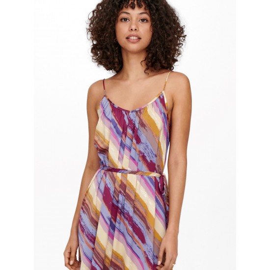 Only Γυναικείο Maxi Εμπριμέ Φόρεμα 15256765