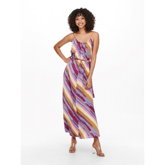 Only Γυναικείο Maxi Εμπριμέ Φόρεμα 15256765