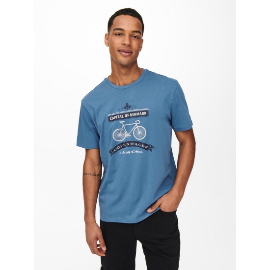 Only & Sons Αντρικό T-Shirt 22021778