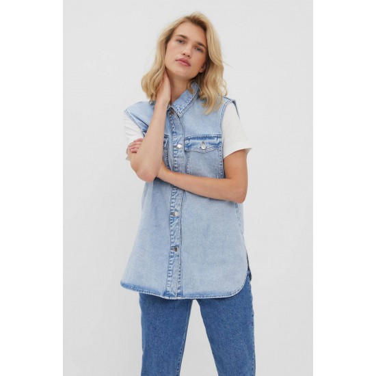 Vero Moda Γυναικείο Denim Γιλέκο 10264828