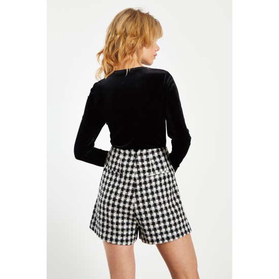 Glamorous Γυναικείο Σορτς Tweed CK6801