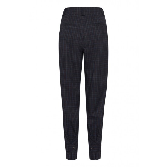 Ichi Γυναικείο Παντελόνι Καρώ 20117410