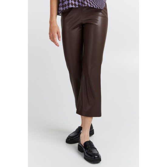 Ichi Γυναικείο Δερματίνη Παντελόνι 20116764