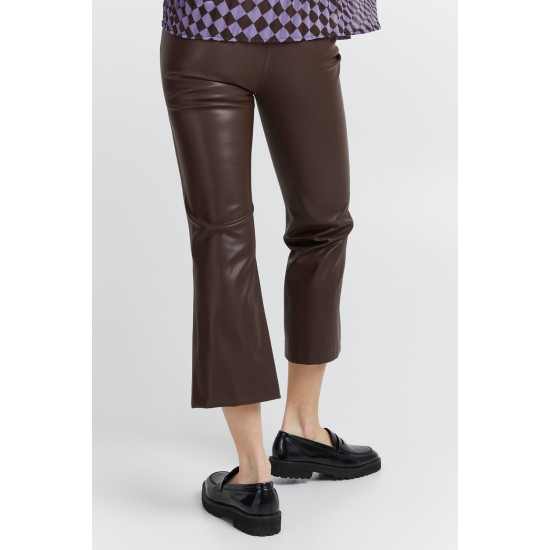 Ichi Γυναικείο Δερματίνη Παντελόνι 20116764