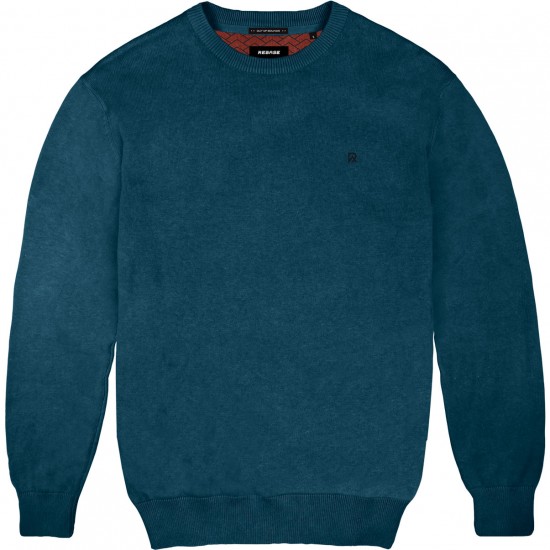 Rebase Ανδρικό Πουλόβερ RKNIT-70A Plus Size