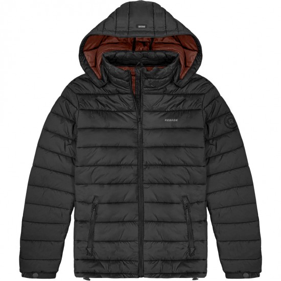 Rebase Ανδρικό Μπουφάν Plus Size RMJK-172A