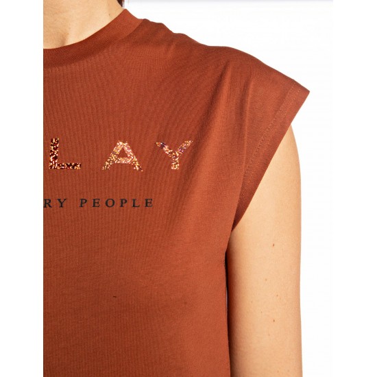 Replay Γυναικεία Μπλούζα Κοντομάνικη W3624D.000.23120P