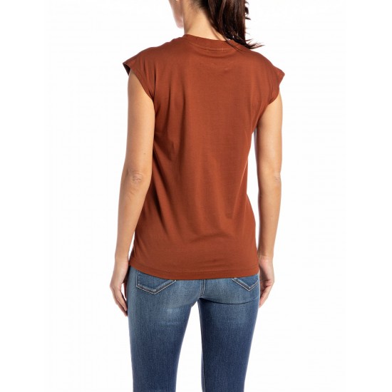 Replay Γυναικεία Μπλούζα Κοντομάνικη W3624D.000.23120P