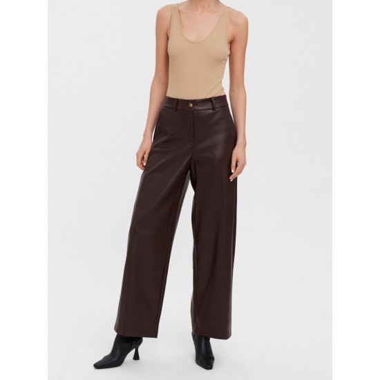 Vero Moda Γυναικείο Παντελόνι Δερματίνη 10274242