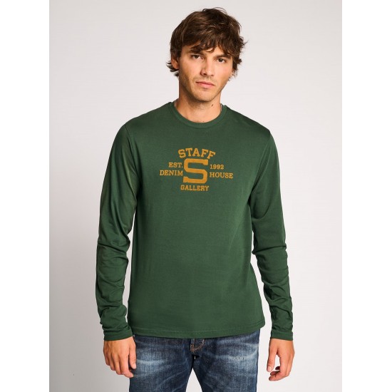 Staff Ανδρική Μακρυμάνικη Μπλούζα 64-302.050