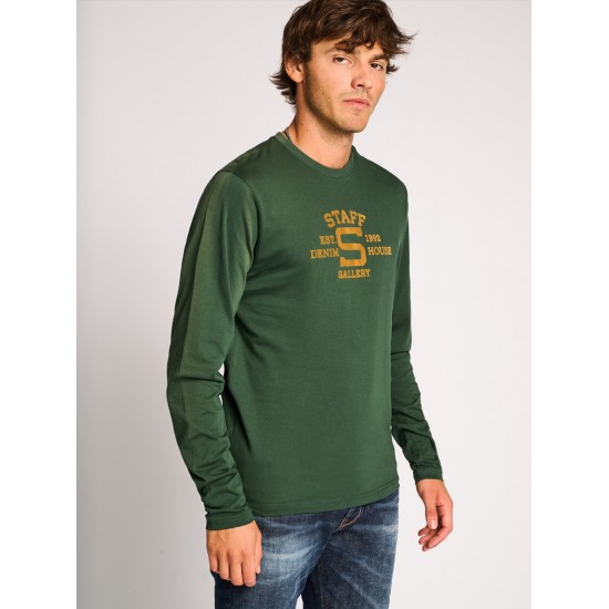 Staff Ανδρική Μακρυμάνικη Μπλούζα 64-302.050