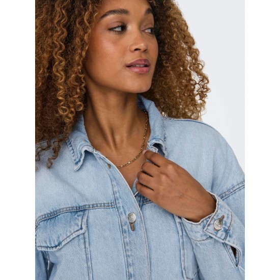 Only Γυναικείο Jean Μπουφάν 15282286