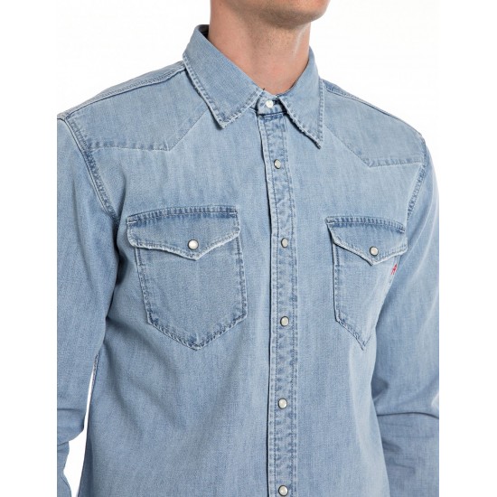 Replay Ανδρικό Πουκάμισο M4981.000.26C64A