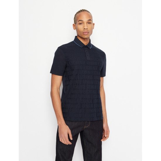 Armani Exchange Ανδρική Μπλούζα Polo 3RZFFEZJ2ZZ1510